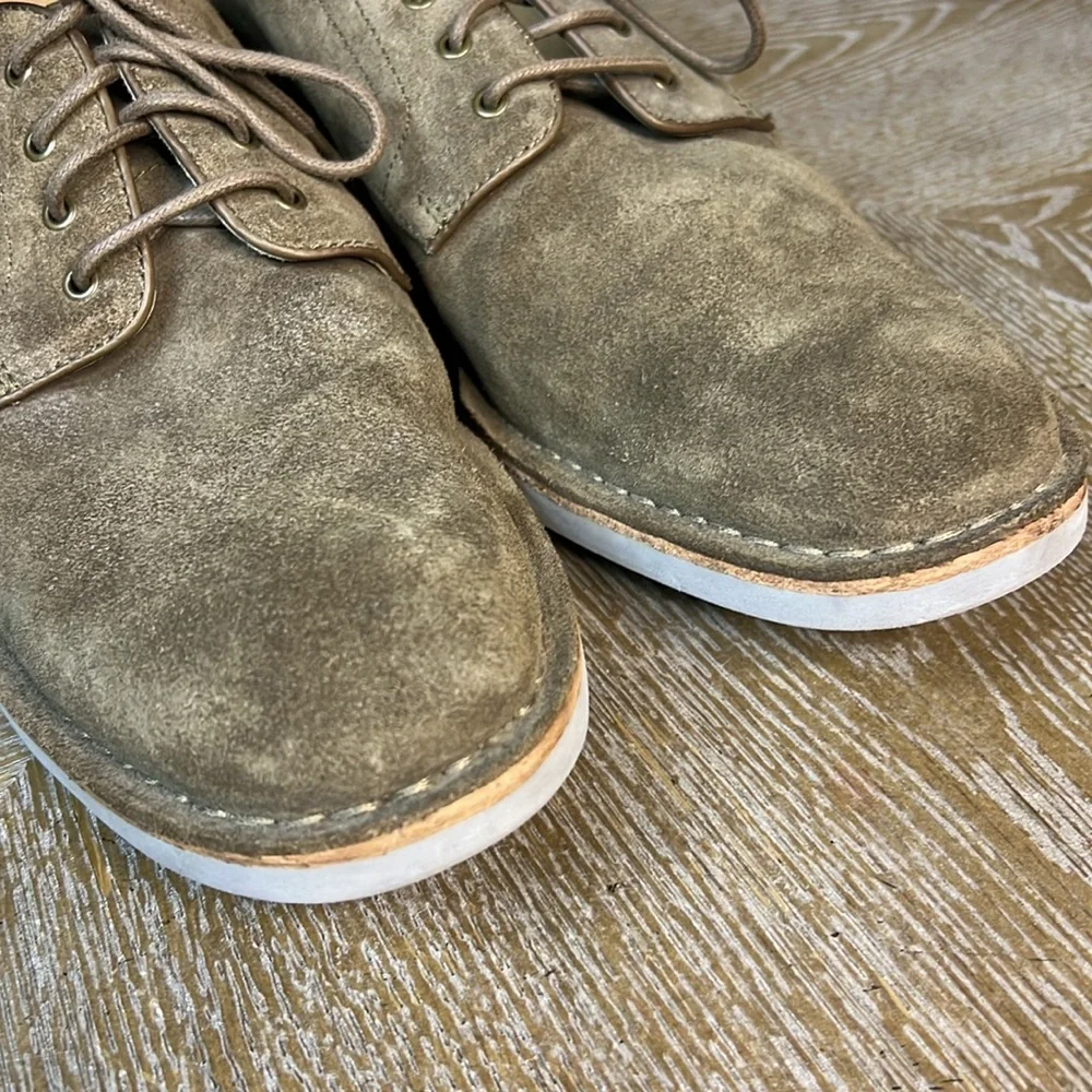 JOHN VARVATOS Men's Brown Derby Shoes 10.5